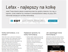 Tablet Screenshot of lefax.pl